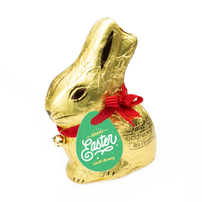 Picture of EASTER - ECO TAG - LINDT BUNNY RABBIT